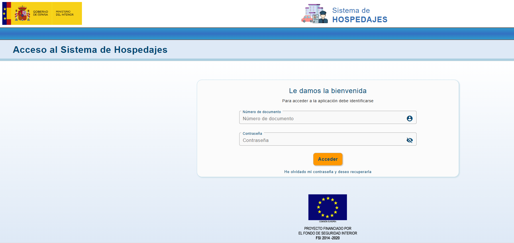 Plataforma HOSPEDAJES