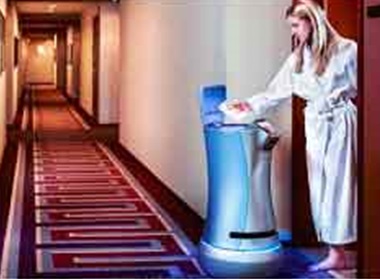 Relay, el pequeño mayordomo robot que ya opera en algunos hoteles de Silicon Valley