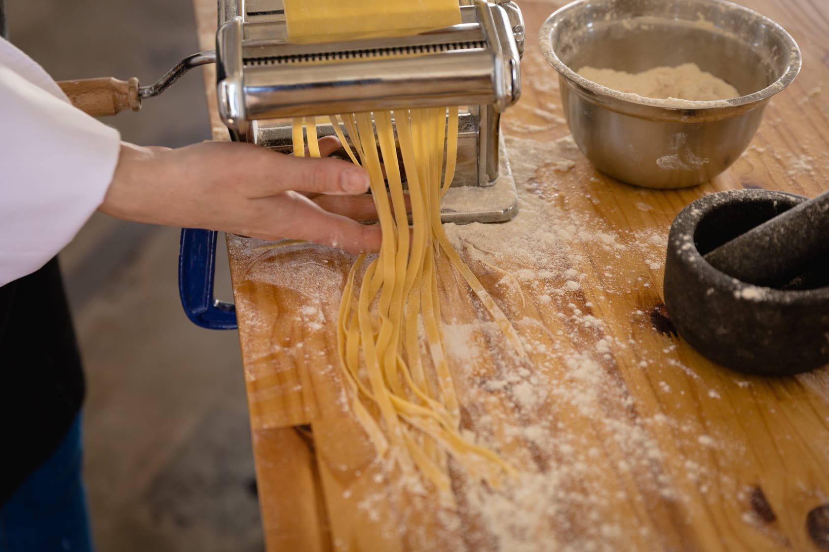 caucasian chef making pasta 2021 08 28 16 49 25 utc