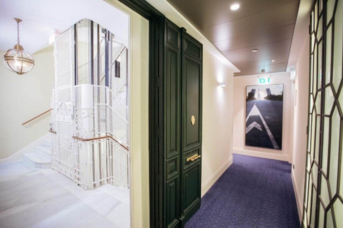 interior de un hotel