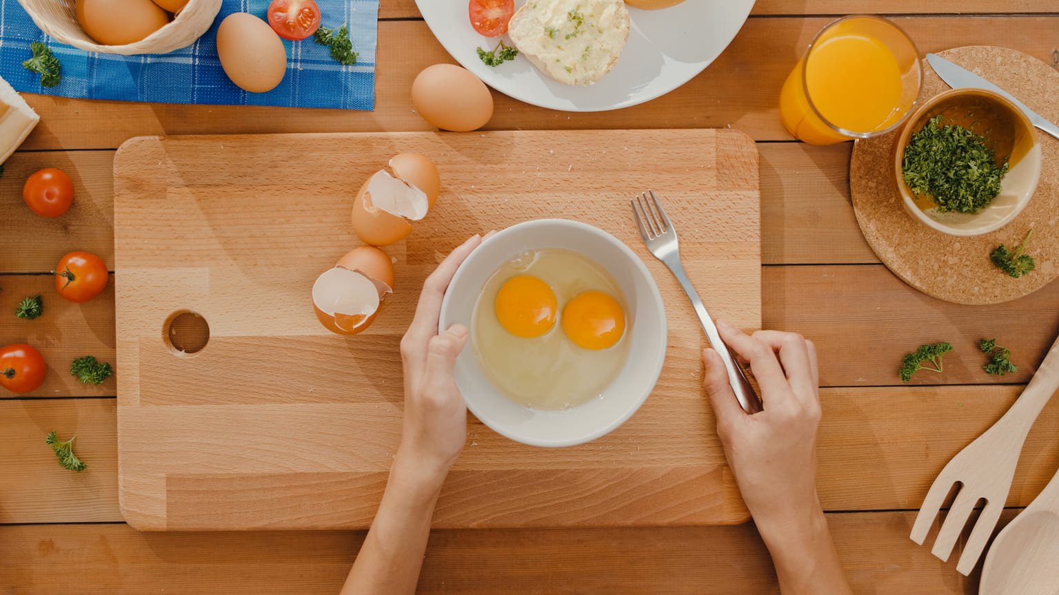 woman chef whisking egg into ceramic bowl cook ome 2021 09 02 07 53 22 utc